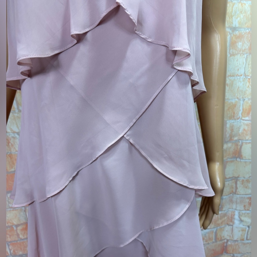 S.L. Fashions Plus Size Cutout Tulip Hem Dress - Picture 4 of 11